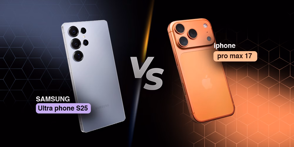 galaxy s25 ultra vs iphone 17 pro max 1