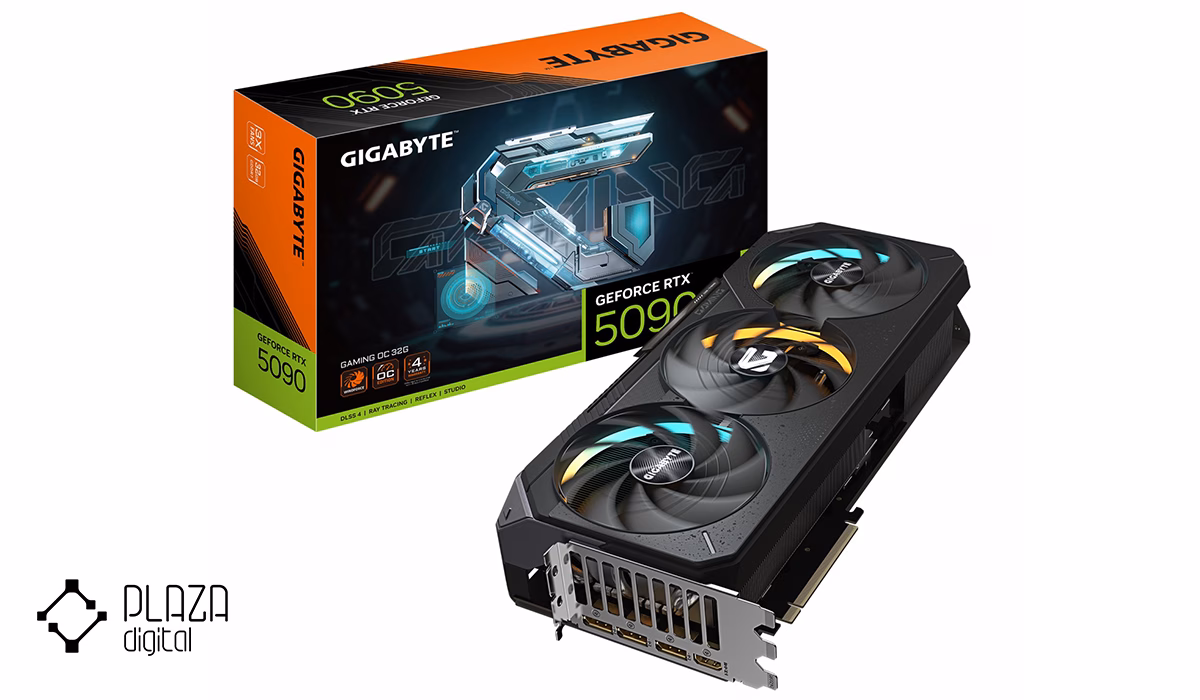 بهترین کارت گرافیک های کامپیوتر PC از اقتصادی تا بالارده 44 کارت گرافیک گیگابایت مدل GeForce RTX 5090 GAMING OC 32G حافظه 32 گیگابایت