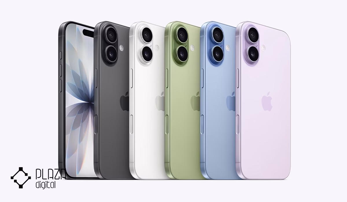 مقایسه آیفون ۱۷ معمولی با آیفون ۱۷ پرو مکس 6 iphone-17-colors