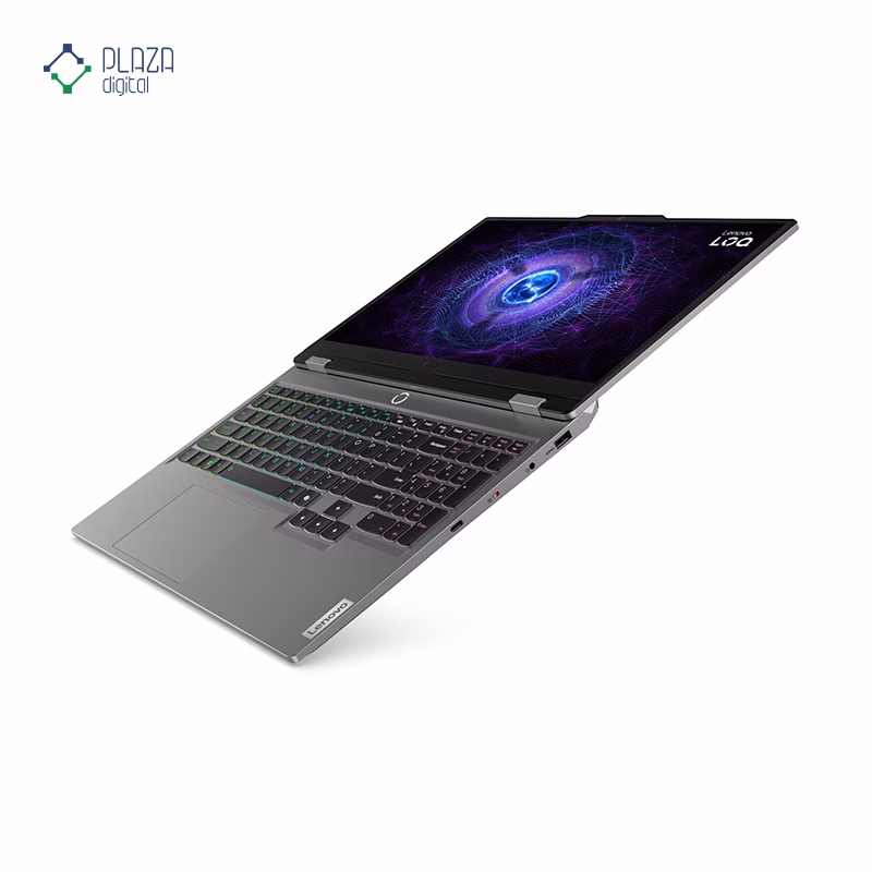 نمای باز شده لپ تاپ گیمینگ لنوو 15.6 اینچی مدل LOQ 15IRX9 i5 13450HX 24GB 1TB RTX4050 پلازا دیجیتال