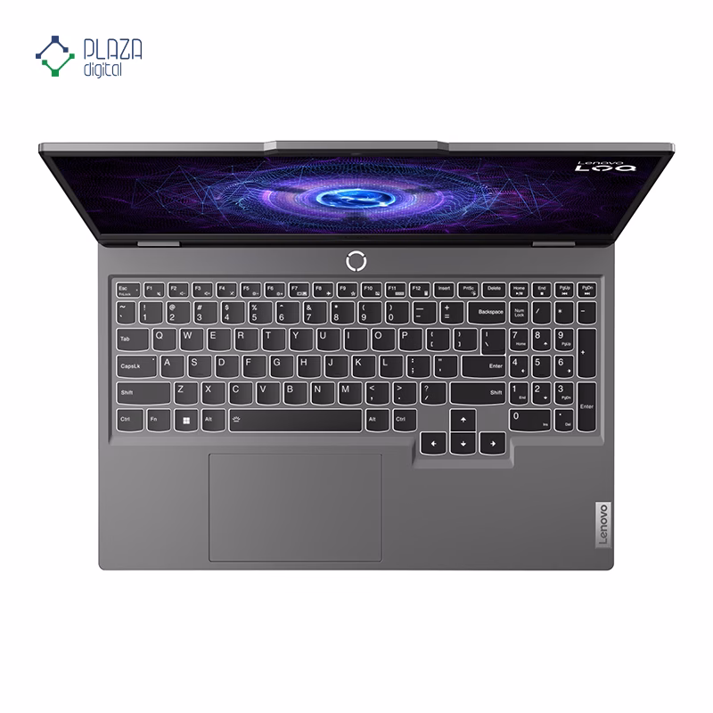نمای کیبورد لپ تاپ گیمینگ لنوو 15.6 اینچی مدل LOQ 15IRX9 i7 13650HX 64GB 2TB RTX4050 پلازا دیجیتال