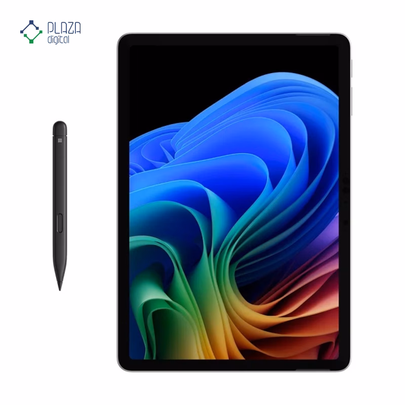 تبلت مایکروسافت مدل Surface Pro 12 Snapdragon X Plus ظرفیت 256 گیگابایت رم 16 گیگابایت رنگ نقره ای پلازا دیجیتال
