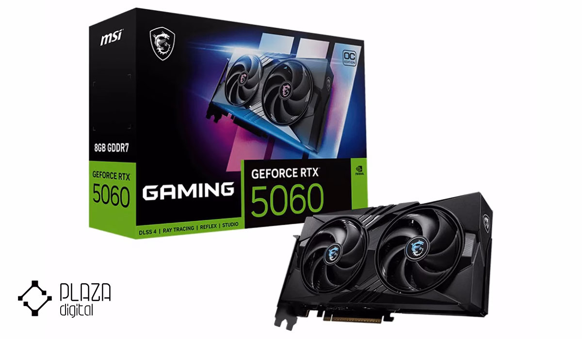 بهترین کارت گرافیک های کامپیوتر PC از اقتصادی تا بالارده 32 کارت گرافیک ام اس آی مدل GeForce RTX 5060 8G GAMING OC حافظه 8 گیگابایت