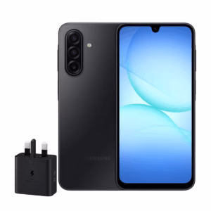 گوشی موبایل سامسونگ مدل Galaxy A17 5G ظرفیت 128 گیگابایت رم 6 گیگابایت - همراه شارژر 25 وات سامسونگ رنگ مشکی پلازا دیجیتال