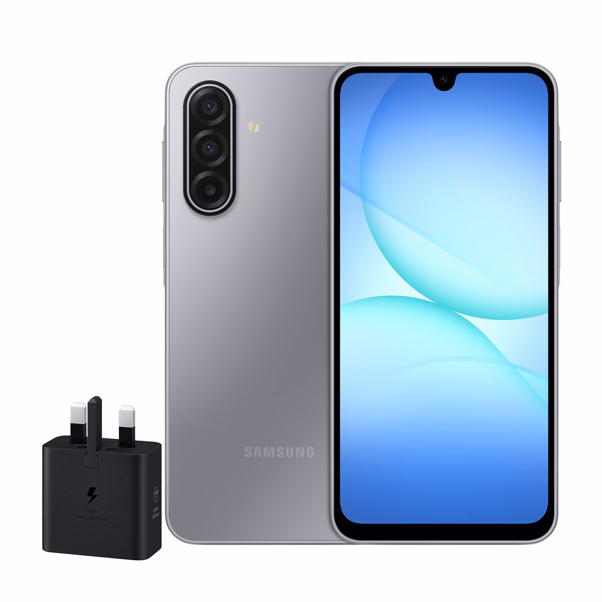 گوشی موبایل سامسونگ مدل Galaxy A17 5G ظرفیت 256 گیگابایت رم 4 گیگابایت - همراه شارژر 25 وات سامسونگ رنگ خاکستری پلازا دیجیتال