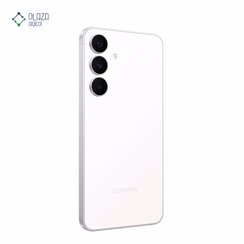 نمای پشت گوشی موبایل سامسونگ مدل Galaxy S25 FE ظرفیت 512 گیگابایت رم 8 گیگابایت رنگ سفید پلازا دیجیتال