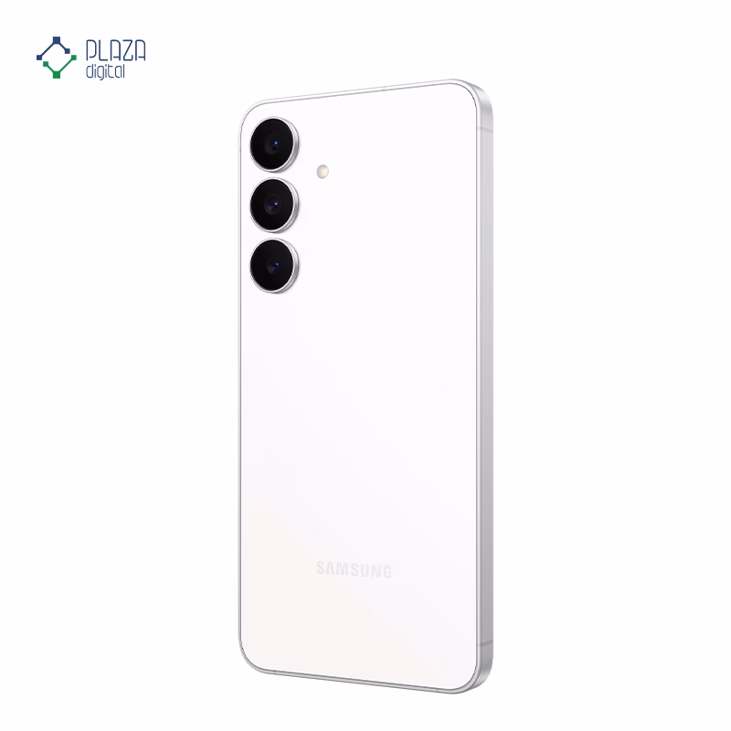 نمای پشت گوشی موبایل سامسونگ مدل Galaxy S25 FE ظرفیت 512 گیگابایت رم 8 گیگابایت رنگ سفید پلازا دیجیتال