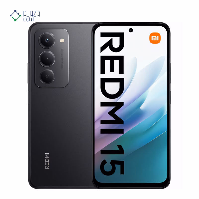 گوشی موبایل شیائومی مدل Redmi 15 4G ظرفیت 256 گیگابایت رم 8 گیگابایت رنگ مشکی پلازا دیجیتال