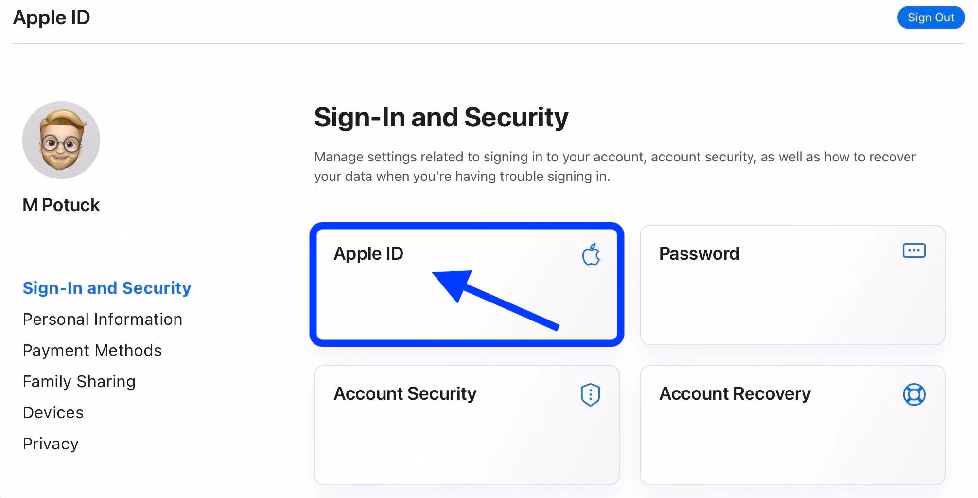 تغییر اپل آیدی در iCloud