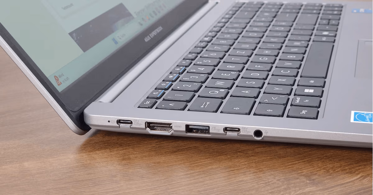 بررسی لپ تاپ ایسوس مدل ExpertBook P1503CVA از نظر درگاه های ارتباطی