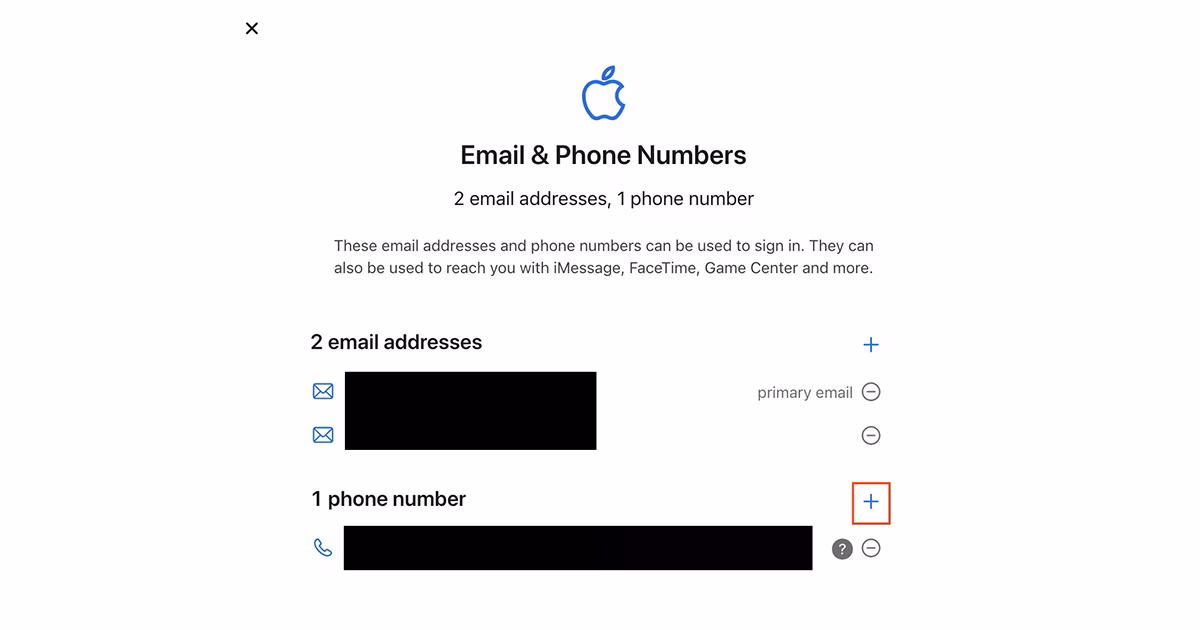آموزش تغییر اپل آیدی در مک بوک 20 نحوه تغییر Apple ID در مک بوک با شماره تلفن انتخاب + کنار شماره تلفن