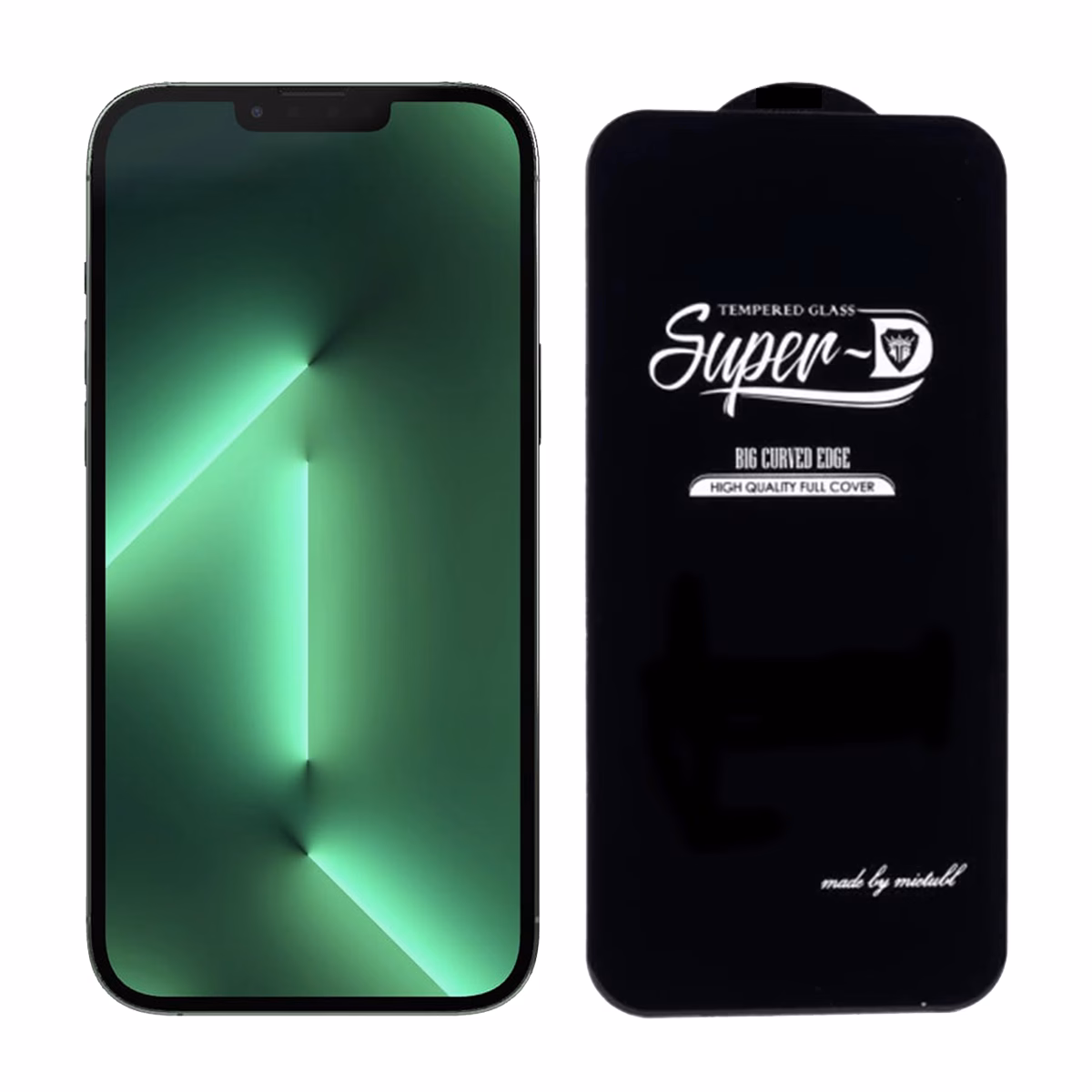 گلس گوشی اپل iPhone 13 Pro Max اپیکوی مدل Super 5D پلازادیجیتال