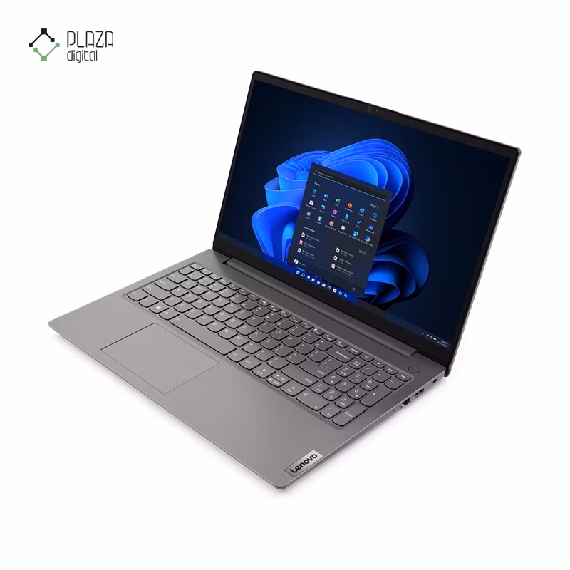 نمای سمت چپ لپ تاپ لنوو 15.6 اینچی مدل V15 R7 7730U 24GB 1TB Radeon رنگ خاکستری پلازا دیجیتال
