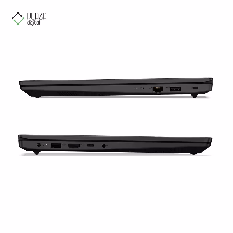 درگاه های لپ تاپ لنوو 15.6 اینچی مدل V15 R7 7730U 24GB 1TB Radeon رنگ مشکی پلازا دیجیتال
