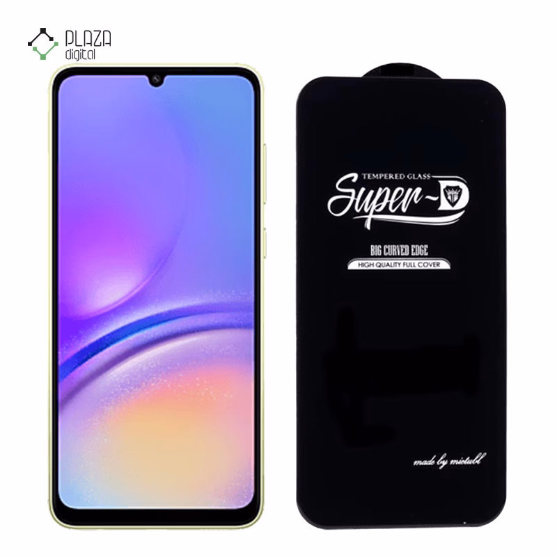 گلس شیشه ای گوشی سامسونگ Galaxy A05 مدل Super D پلازادیجیتال