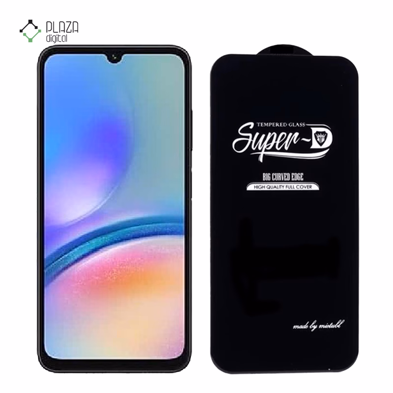 گلس شیشه ای گوشی سامسونگ Galaxy A05s مدل Super D پلازادیجیتال