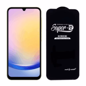 گلس شیشه ای گوشی سامسونگ Galaxy A25 مدل Super D پلازادیجیتال