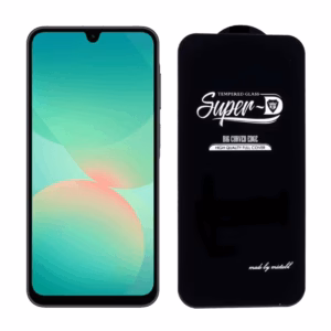 گلس شیشه ای گوشی سامسونگ Galaxy A26 مدل Super D پلازادیجیتال