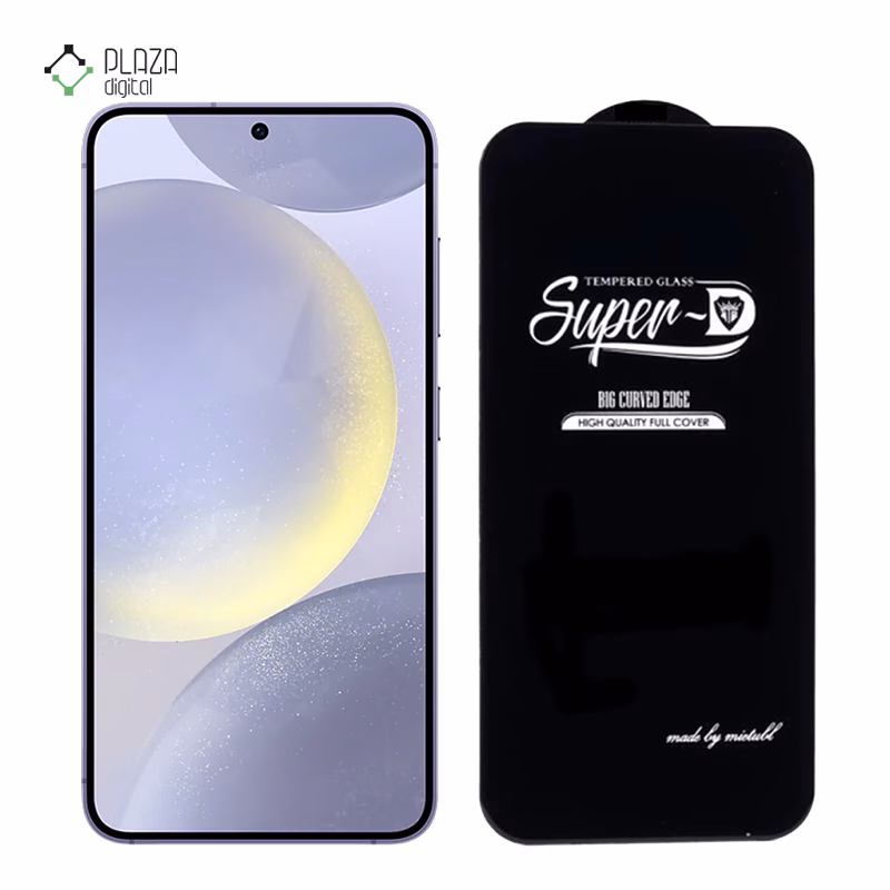 گلس شیشه ای گوشی سامسونگ Galaxy S24 FE مدل Super D پلازادیجیتال