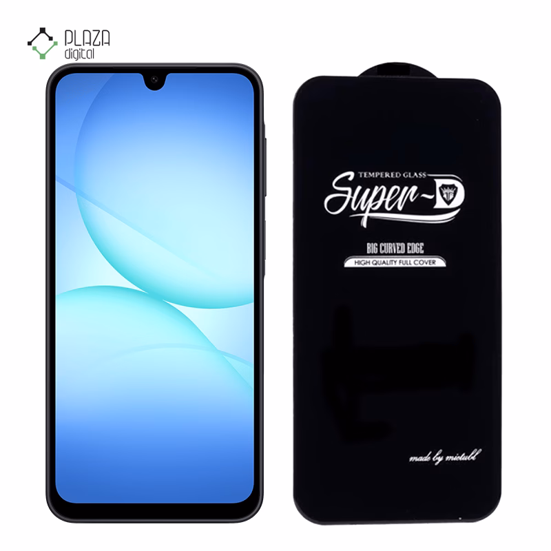 گلس شیشه ای گوشی سامسونگ Galaxy A17 5G اولترا مدل Super D پلازادیجیتال