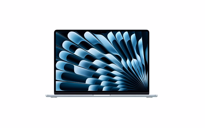 بهترین مک بوک برای ترید ارزهای دیجیتال 9 لپ تاپ اپل 15.3 اینچی مدل مک بوک ایر MC7D4 2025 M4 24GB 512GB