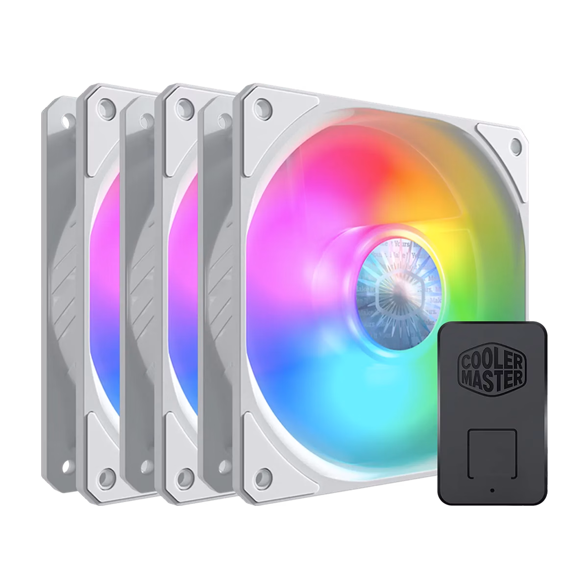 فن کیس کولر مستر SickleFlow 120 ARGB 3 in 1 رنگ سفید پلازا دیجیتال
