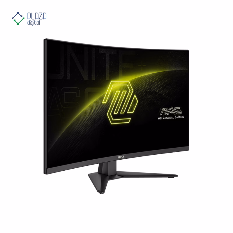 نمای سمت راست مانیتور گیمینگ ام اس ای 31.5 اینچی مدل MAG 321CQF E18 پلازا دیجیتال