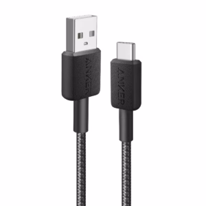کابل تبدیل USB-A به USB-C انکر مدل A81H5 طول 90 سانتی متر مشکی پلازادیجیتال