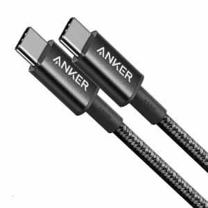 کابل تبدیل USB-C به USB-C انکر مدل A8756 طول 100 سانتی متر پلازادیجیتال