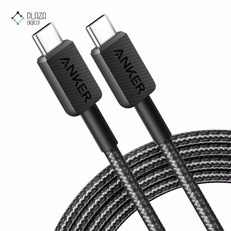 کابل تبدیل USB-C به USB-C انکر مدل A81D6 طول 180 سانتی متر پلازادیجیتال