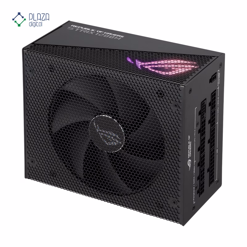 پاور کامپیوتر ایسوس مدل ROG STRIX 1200W Gold Aura Edition پلازادیجیتال