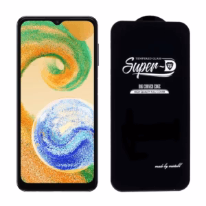 گلس شیشه ای گوشی سامسونگ Galaxy A04s مدل Super D پلازادیجیتال