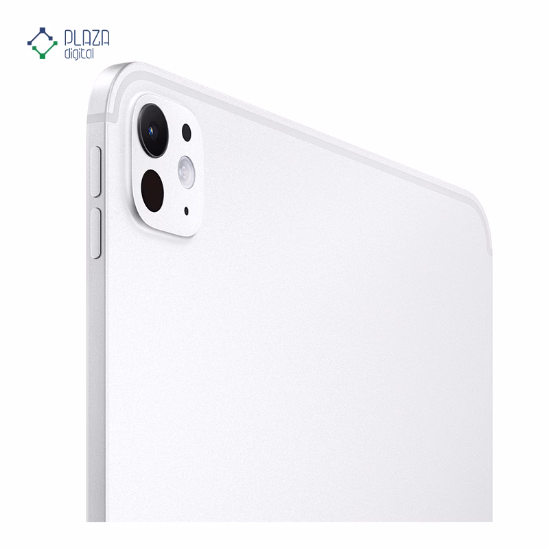 نمای دوربین تبلت اپل مدل iPad Pro 11 WiFi M5 2025 Nano Texture ظرفیت 1 ترابایت رم 16 گیگابایت نقره ای پلازا دیجیتال