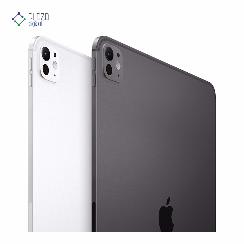 نمای دوربین تبلت اپل مدل iPad Pro 13 WiFi M5 2025 ظرفیت 512 گیگابایت رم 12 گیگابایت مشکی و نقره ای پلازا دیجیتال