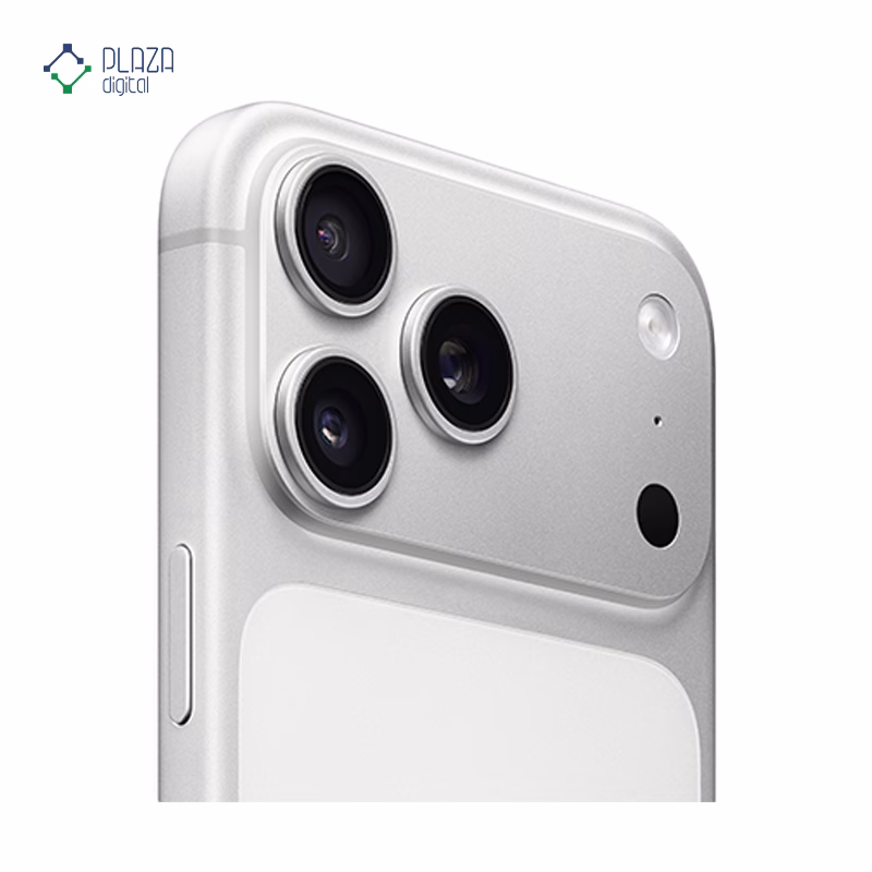 دوربین گوشی موبایل اپل مدل iPhone 17 Pro Max ZAA تک سیم کارت + eSim ظرفیت 512 گیگابایت رم 12 گیگابایت – اکتیو/ رجیستر نشده رنگ نقره ای پلازا دیجیتال