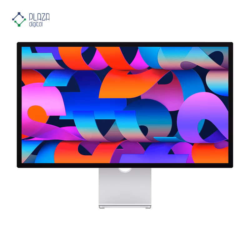 نمای جلو مانیتور 27 اینچی اپل مدل Studio Display Standard Glass Tilt-Adjustable Stand MYJG3 پلازا دیجیتال