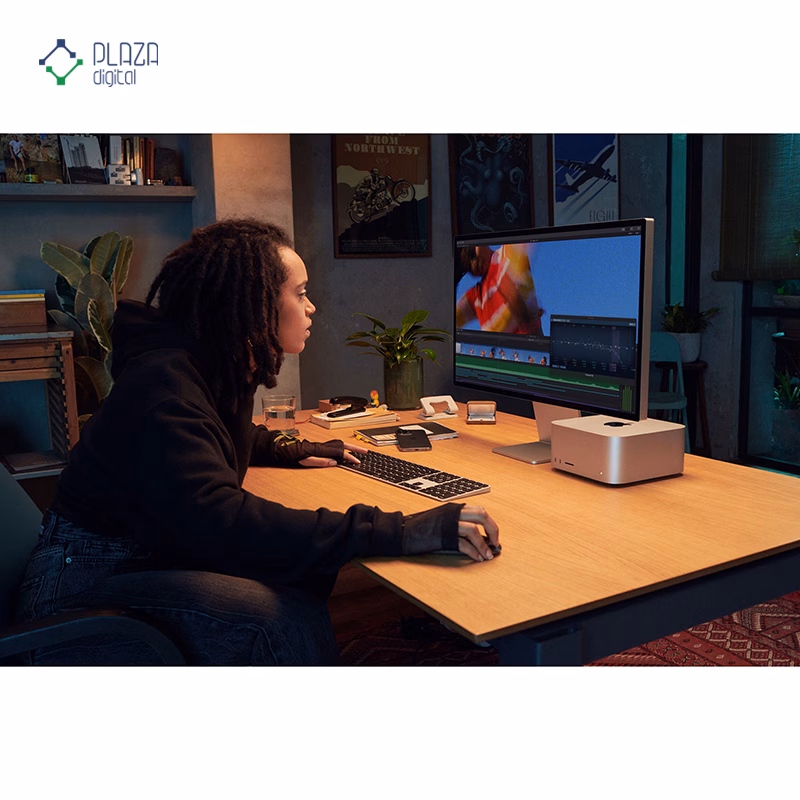 مانیتور 27 اینچی اپل مدل Studio Display Standard Glass Tilt-Adjustable Stand MYJG3 پلازا دیجیتال