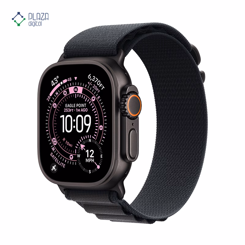 ساعت هوشمند اپل مدل Ultra 3 Alpine Loop 49mm بدنه مشکی بند مشکی پلازا دیجیتال