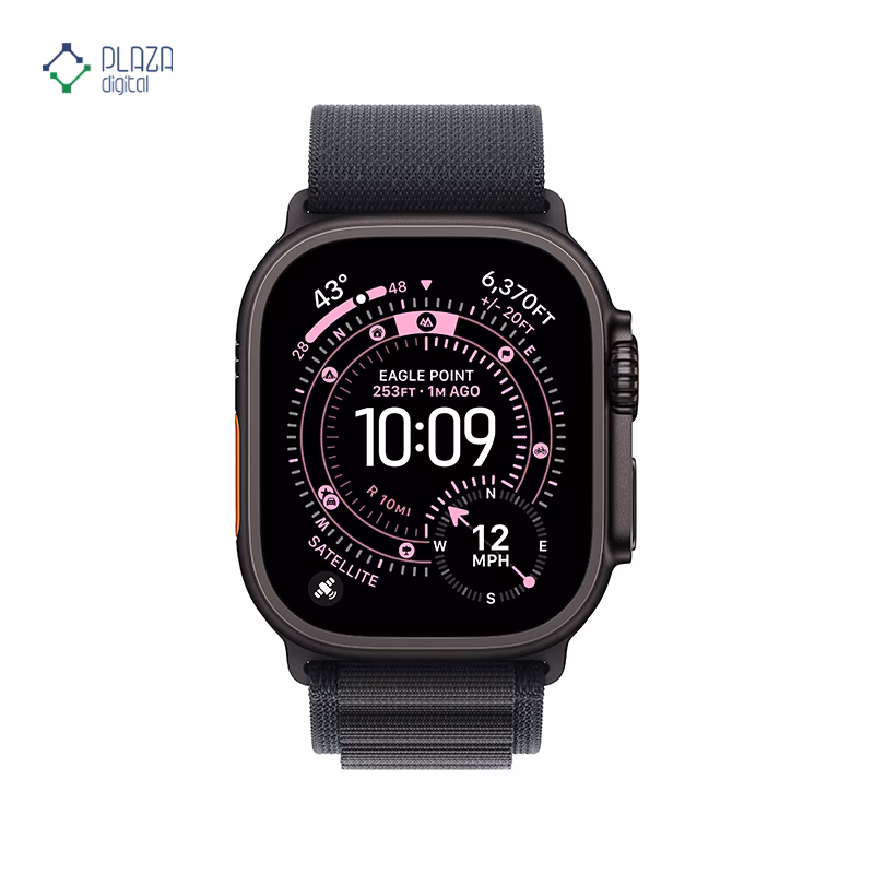 ساعت هوشمند اپل مدل Ultra 3 Alpine Loop 49mm بدنه مشکی بند مشکی پلازا دیجیتال