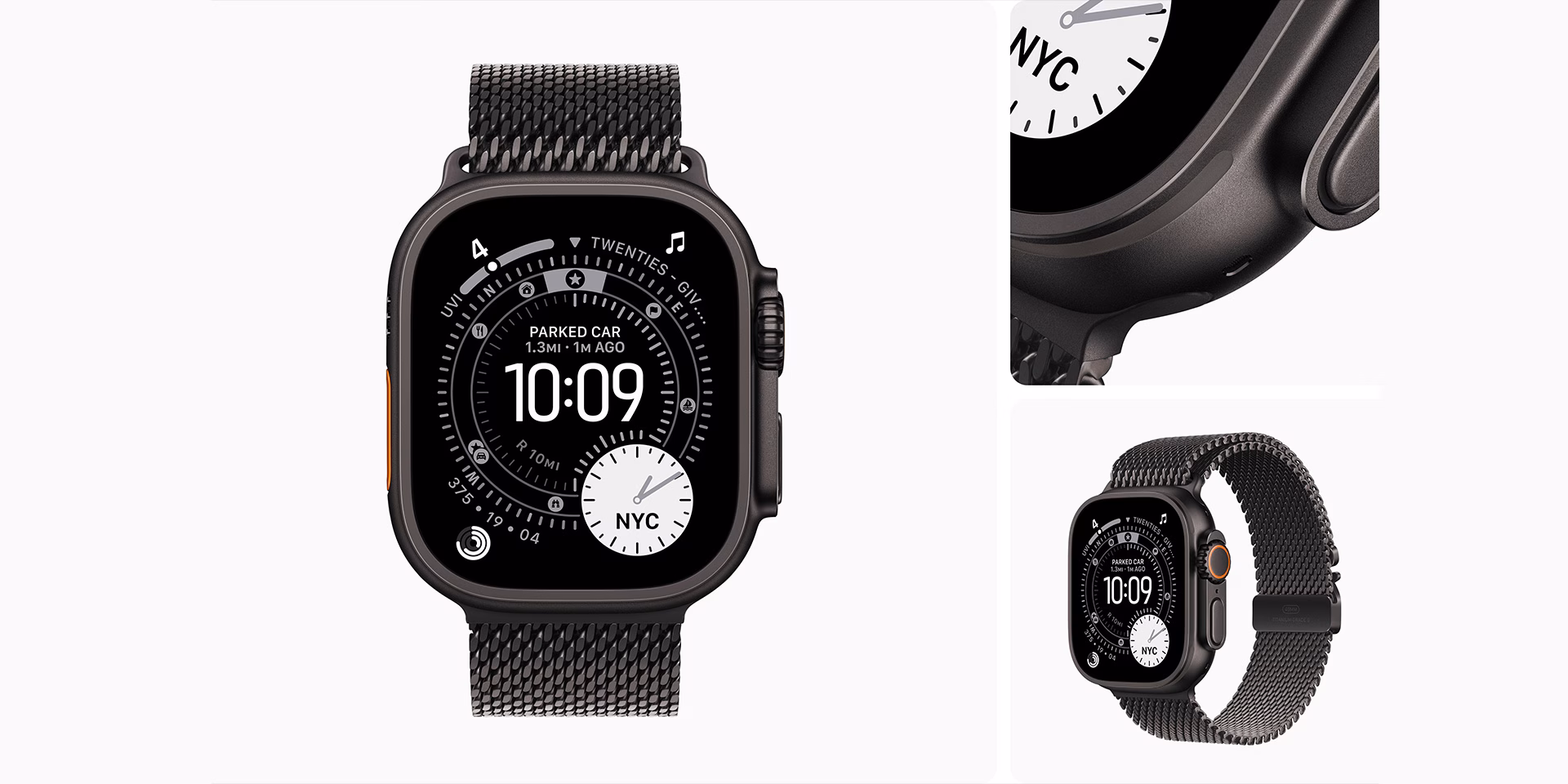 اپل واچ اولترا ۳ با بند تیتانیوم