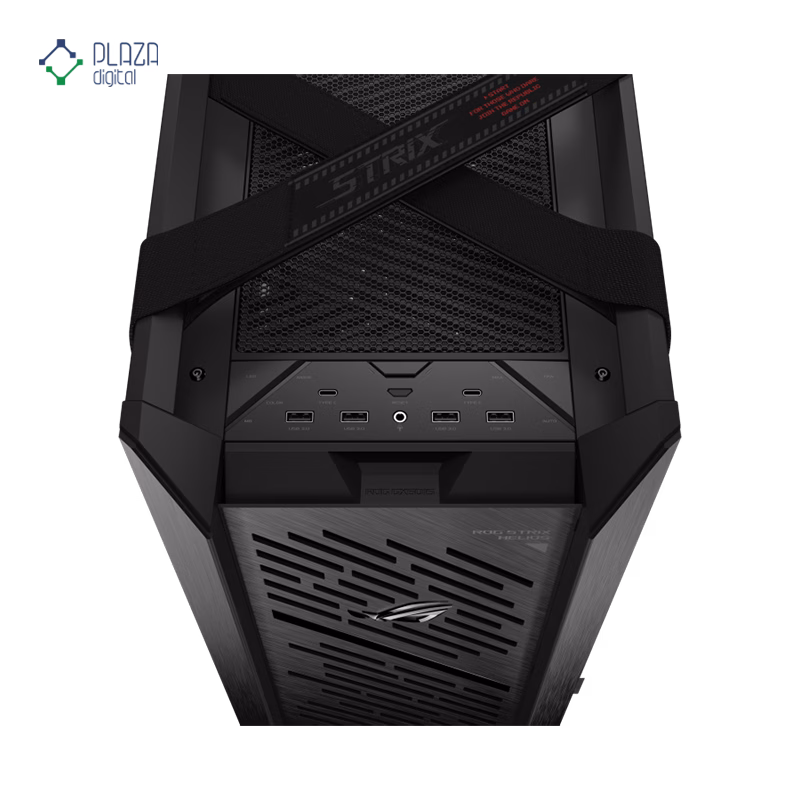 درگاه کیس کامپیوتر گیمینگ ایسوس مدل ROG Strix Helios II GX601S مشکی پلازا دیجیتال
