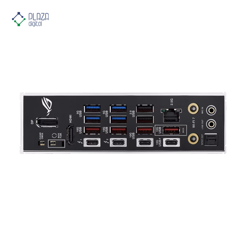 درگاه های مادربرد ایسوس مدل ROG STRIX Z890-F GAMING WIFI D5 پلازا دیجیتال