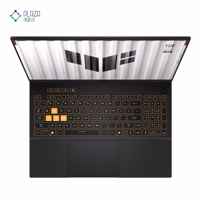 نمای کیبورد لپ تاپ گیمینگ ایسوس 16 اینچی مدل TUF Gaming F16 FX608JMR i7 14650HX 64GB 3TB RTX5060 پلازا دیجیتال