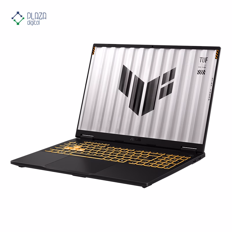 نمای جلو لپ تاپ گیمینگ ایسوس 16 اینچی مدل TUF Gaming F16 FX608JMR i7 14650HX 64GB 4TB RTX5060 پلازا دیجیتال