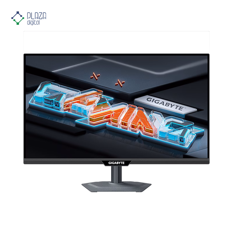 نمای جلو مانیتور گیمینگ گیگابایت 27 اینچ مدل M27QS پلازا دیجیتال