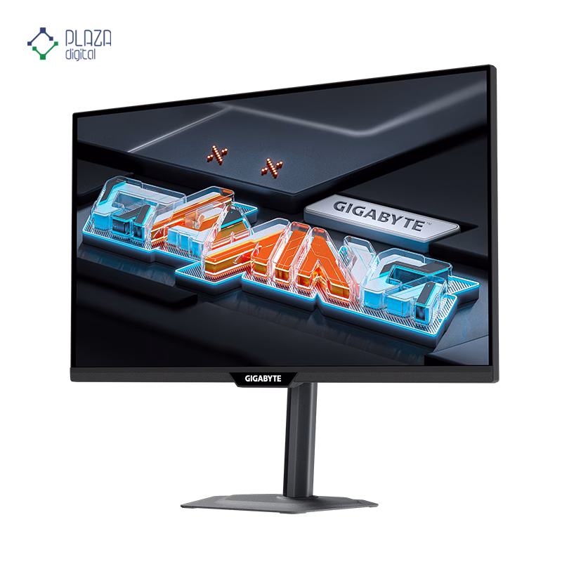 نمای جلو مانیتور گیمینگ گیگابایت 27 اینچ مدل M27QS پلازا دیجیتال