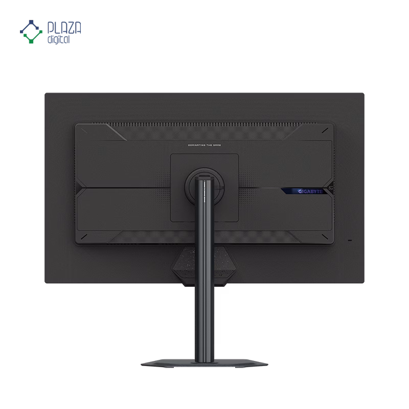 نمای پشت مانیتور گیمینگ گیگابایت 27 اینچ مدل M27QS پلازا دیجیتال