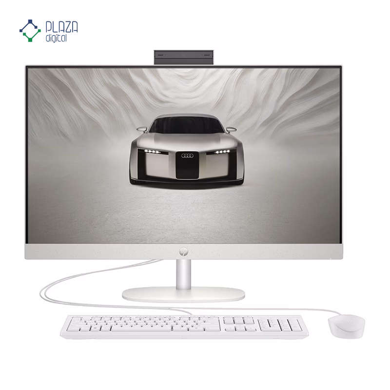نمای جلو کامپیوتر All in One اچ پی 27 اینچی مدل CR0008L i5 1334U 16GB 512GB پلازا دیجیتال