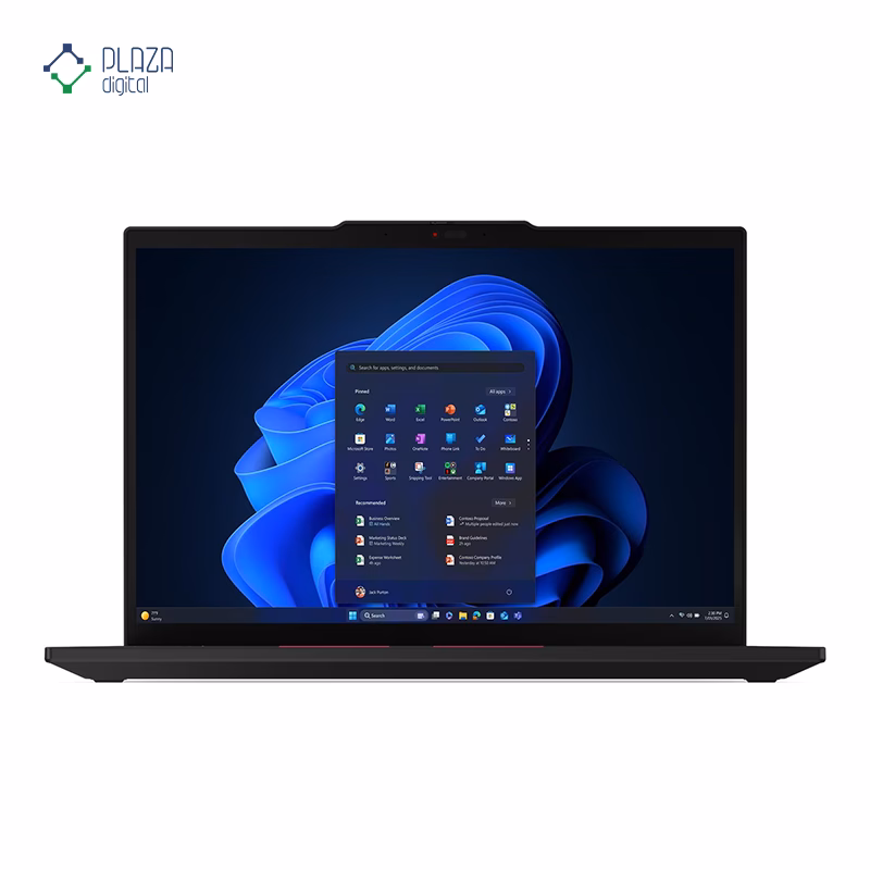 نمای جلو لپ تاپ لنوو 14 اینچی مدل ThinkPad T14 Gen 6 Ultra 7 255U 16GB 512GB پلازا دیجیتال