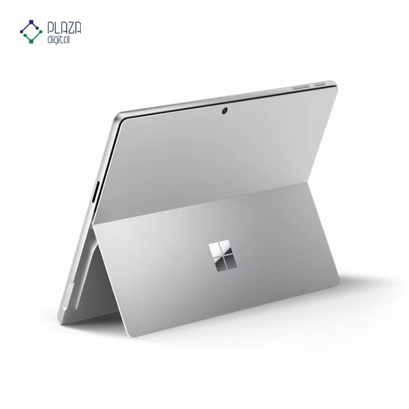 نمای پشت تبلت مایکروسافت مدل Surface Pro 11 Copilot Plus PC Ultra 7 OLED ظرفیت 256 گیگابایت رم 16 گیگابایت نقره ای پلازا دیجیتال